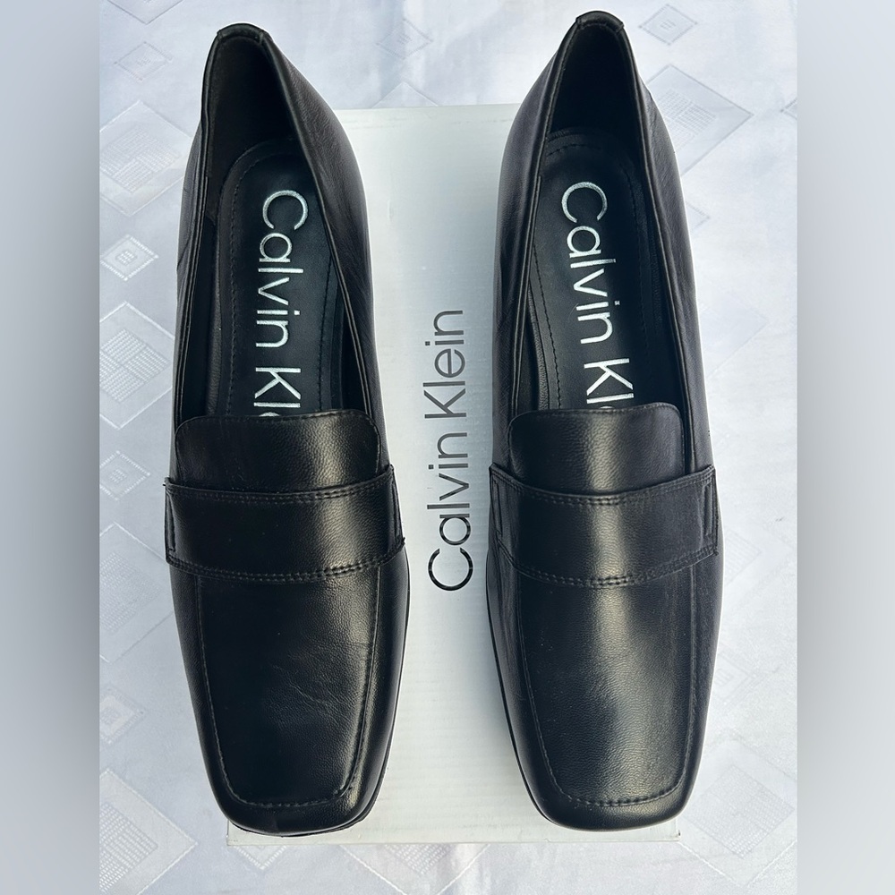 CALVIN KLEIN Women’s Black Tadyn Loafer Size: 9.5